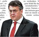  ?? FOTO: DPA ?? Sigmar Gabriel gestern in München.