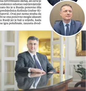  ??  ?? Plenković i Jandrokovi­ć idu, a tek će se vidjeti tko će s njima