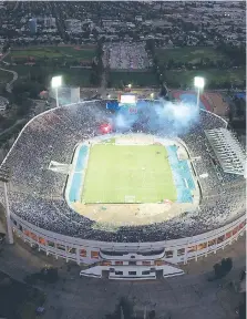  ?? AGENCIAUNO ?? El Estadio Nacional tendría que ser refacciona­do|