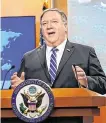  ??  ?? Samples row: US Secretary of State Mike Pompeo