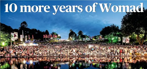  ?? FILE ?? In some years 70 per cent of Womad attendees are from out of town.