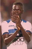  ?? MAGNI ?? Musa Barrow, 19 anni: tre gol al Sarajevo nell’8-0 in coppa