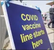  ?? Haven Daley / Associated Press ?? A COVID-19 vaccine site in San Francisco in February.