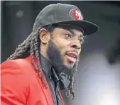  ?? TONY AVELAR/AP ?? New San Francisco cornerback Richard Sherman says he approves of the direction of proposed rulebook changes.