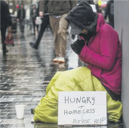  ?? PICTURE: JOHN DEVLIN ?? 0 The number of people sleeping rough on Scotland’s streets is on the increase