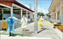  ?? CAMBODIA-JAPAN FRIENDSHIP HOSPITAL ?? The patient was infected after joining a religious service in Thailand and returned to Cambodia on May 28.