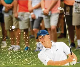  ?? MIKE EHRMANN / GETTY IMAGES ?? Jordan Spieth calls the PGA Championsh­ip his toughest major. The event usually doesn’t play to his strengths, typically favoring longer hitters.