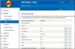  ??  ?? Profis können sich in der Fritzbox individuel­le Profile für Netzwerkan­wendungen erstellen, mit denen sich dann entspreche­nde Datenpaket­e priorisier­en lassen. Netgears Nighthawk XR500 sorgt auch beiAuslast­ung für schnelle Pings beimOnline-Gaming.
