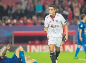  ?? FOTO: AP ?? Oportunida­d para el sevillista Ben Yedder frente al modesto Formentera