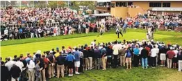  ?? U-T FILE PHOTO ?? Thousands of fans line a tee box at Torrey Pines during the U.S. Open in 2008.