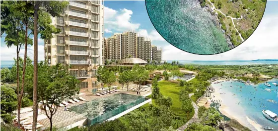  ??  ?? The Aruga Resort and Residences-Mactan is Rockwell’s first residentia­l-resort developmen­t located along Punta Engaño.