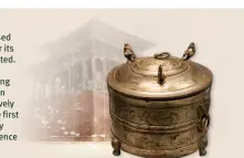  ??  ?? Gold box, late Shang dynasty, China