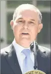  ??  ?? SCOTT PRUITT