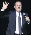  ??  ?? Jerry Seinfeld will do a standup set at Montreal’s Just for Laughs festival on July 26 — his first show at the festival since 1989.
