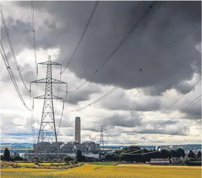  ?? Picture: Steve MacDougall. ?? The closure of Langannet Power Station in 2016 came at a huge cost to the local area.