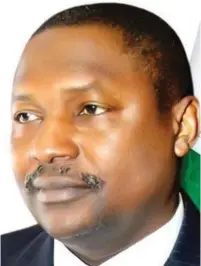  ??  ?? Minister of Justice and Attorney General of the Federation, Abubakar Malami (SAN)