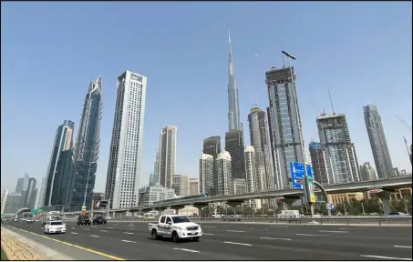  ??  ?? حي المال والأعمال في دبي... هل سيفقد بعض زبائنه الأجانب لصالح الرياض؟