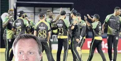  ?? FILE ?? Jamaica Tallawahs celebratin­g the fall of a St Lucia Stars wicket in Match 7 of the Hero Caribbean Premier League at Sabina Park on Tuesday, August 14. The Tallawahs won by six wickets.