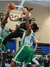  ?? ?? Troy Cracknell of Reading Rockets. Westminste­r Warriors VS Reading Rockets in NBL action.