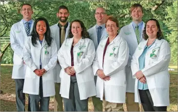  ?? /Contribute­d ?? The latest Floyd Family Medicine Residency Program graduates are Emma Catherine Vetro Atherton-Staples, D.O., Erik Randall Ewing, M.D., Brianna Nicole Fox, M.D., Greta Seiriol Ramirez Gania, D.O., John Patrick McCaskey, M.D., Nathaniel Runne, M.D.,...