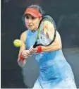  ?? KEY ?? In Topform: Belinda Bencic.