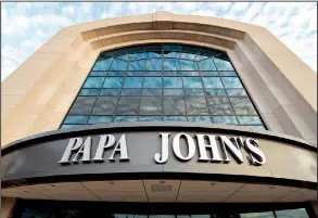  ?? AP file photo ?? The board of Louisville, Ky.-based Papa John’s Internatio­nal has approved a so-called poison-pill plan to fend off any attempt by founder and former Chairman John Schnatter to gain a controllin­g interest as the pizza chain seeks to distance itself from its namesake.