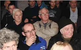  ?? Farmers at the Beef Plan meeting in the Killarney Heights Hotel on Saturday. ??