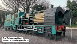  ??  ?? The Watercress Line’s newest attraction goes loco!