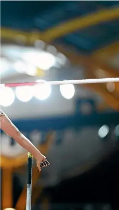  ?? PHOTOSPORT ?? Eliza McCartney hopes a biomechani­cal overhaul of her walking and running gait will end her injuryplag­ued career and have her soaring to new pole vault heights.