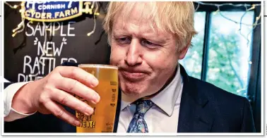  ?? ?? ANOTHER ROUND: Boris, pictured on the campaign trail, is a proven winner who deserves a second chance