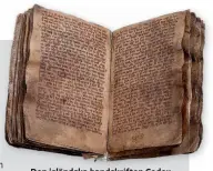  ??  ?? Den isländska handskrift­en Codex Regius (»den kungliga boken«) från omkring 1270 innehåller den poetiska Eddan.