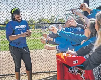  ?? Gina Ferazzi Los Angeles Times ?? DODGERS CLOSER Kenley Jansen faced a dilemma last season as his heart ailment worsened. “One personalit­y wanted to be there for my guys. The other personalit­y wanted to call it a season ... ” he says.