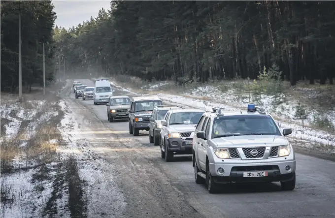  ?? FOTO N – TOMÁŠ BENEDIKOVI­Č ?? Sanitky pre Ukrajinu.