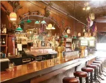  ?? SUN-TIMES FILES ?? LEFT:The bar at the Maple Tree Inn as it looked in 2013.