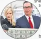  ??  ?? Louise Linton poses at Fettes, her old school in Edinburgh
Louise with hubby Mnuchin