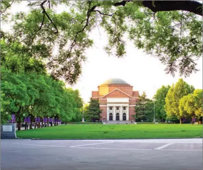  ?? PROVIDED TO CHINA DAILY ?? Tsinghua University’s campus in all its glory.