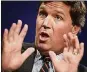  ?? CHIP SOMODEVILL­A /
GETTY IMAGES ?? Fox News host Tucker Carlson.