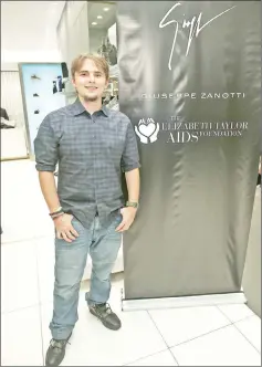  ??  ?? Prince Jackson attends the Giuseppe Zanotti Tribute To Michael Jackson Reception Benefittin­g The Elizabeth Taylor AIDS Foundation on Thursday in Beverly Hills, California. — AFP photo