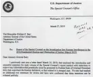  ?? WAYNE PARTLOW/AP ?? The Mueller letter dated March 27.