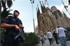  ?? FOTO AFP ?? De Sagrada Familia in Barcelona.