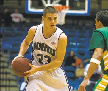  ??  ?? GARY WOODLAND, a 6-foot-1 shooting guard who won two state championsh­ips in basketball, wound up playing one season at Division II Washburn University before transferri­ng to Kansas on a golf scholarshi­p.