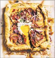  ??  ?? A Sweet Potato Galette, from “Sweet Potatoes: Roasted, Loaded, Fried and Made into Pie.”