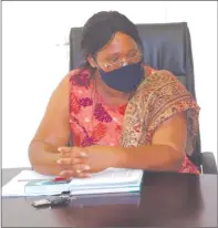  ?? Photo: Eveline de Klerk ?? Shortage… Director of Education for Erongo Erenfriede Stephanus.