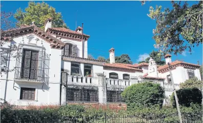  ?? Leo gorosito/fiLba ?? El Paraíso, la casa de Mujica Lainez, es una sede de honor para el festival