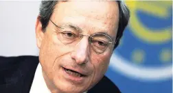  ??  ?? President of the European Central Bank, Mario Draghi.