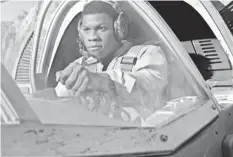  ??  ?? Former Stormtroop­er Finn (John Boyega) is keen to prove himself.