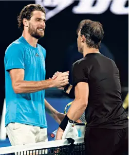  ?? GETTY IMAGES ?? Pushing the envelope: Maxime Cressy finished runner-up to
Rafael Nadal in the Melbourne
Summer Series in January this year. Cressy says the tournament changed his life.