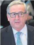  ??  ?? Criticisms: European Commission President Jean Claude Juncker