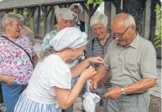  ?? FOTO: JAHRGÄNGER ?? Unvergessl­iche Tage mit alten Schulfreun­den.