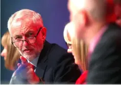  ??  ?? Corbyn attends his party’s conference in Liverpool, Britain. — Reuters photo